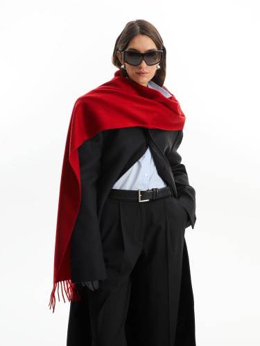 Шарф Graceful, красный фото 14