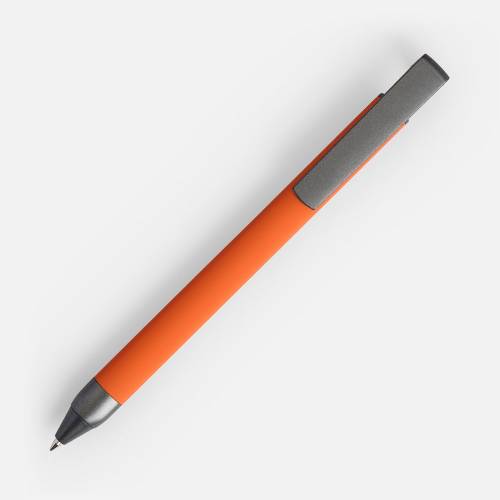 Ручка шариковая Standic с подставкой для телефона, оранжевая фото 3