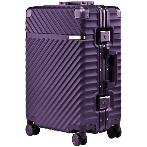 Чемодан Aluminum Frame PC Luggage V1, фиолетовый фото 4