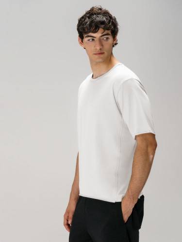 Футболка оверсайз унисекс Vozduh, молочно-белая фото 12