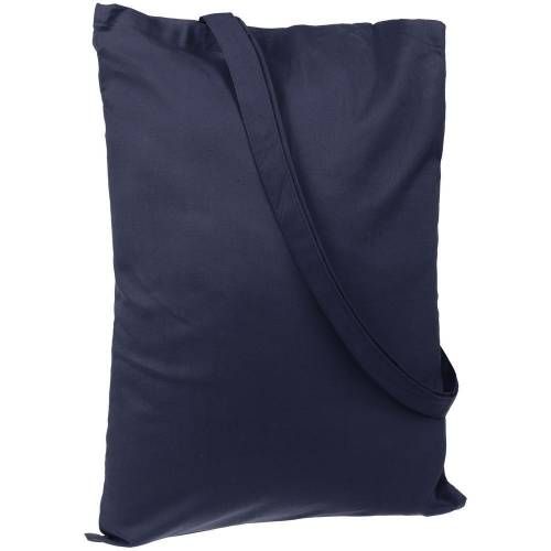 Холщовая сумка Basic 105, темно-синяя фото 2