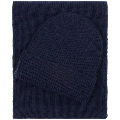 Шарф Bernard, темно-синий фото 6