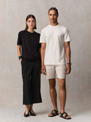 Футболка унисекс Lyam, красная фото 9