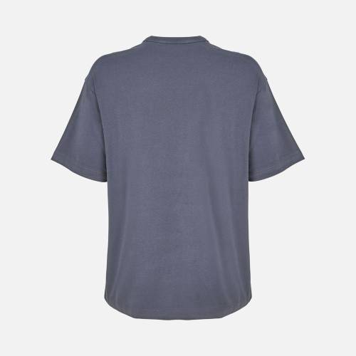 Футболка оверсайз мужская Boxy Men, темно-серая (графит) фото 3