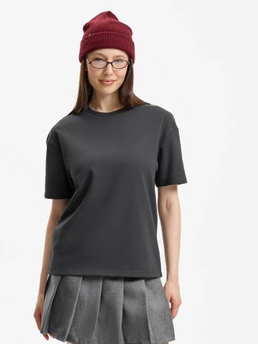 Футболка унисекс Durington, темно-серая (графит) фото 9