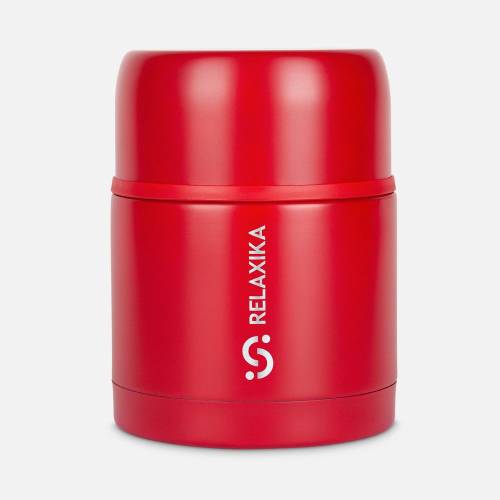Термос для еды Relaxika 500, красный фото 2