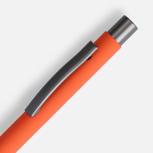 Ручка шариковая Atento Soft Touch, оранжевая фото 4 Ручка шариковая Atento Soft Touch, оранжевая фото 4