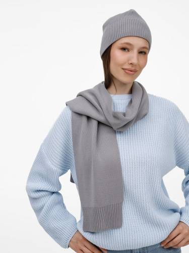 Шарф Sorang, серый фото 8