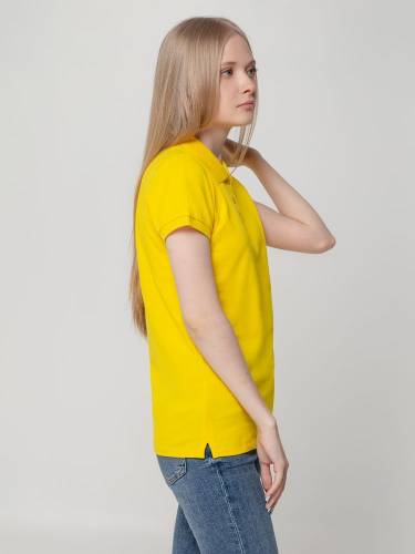 Рубашка поло женская Virma Lady, желтая фото 7