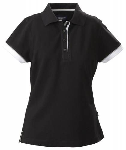 Рубашка поло женская Antreville, черная фото 2