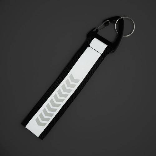 Светоотражающий брелок Flashline, серый с черным фото 10