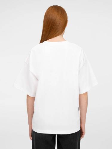 Футболка оверсайз унисекс Legacy, белая фото 11