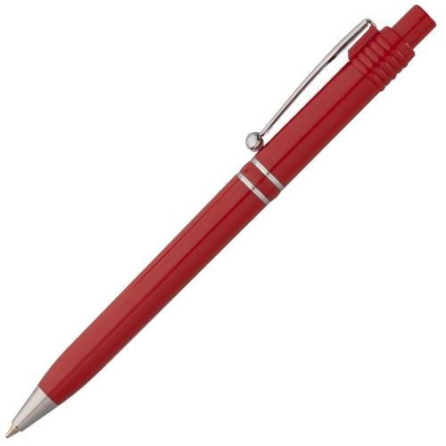 Ручка шариковая Raja Chrome, красная фото 3