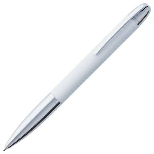 Ручка шариковая Arc Soft Touch, белая фото 2