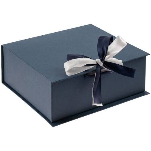 Коробка на лентах Tie Up, малая, синяя фото 2