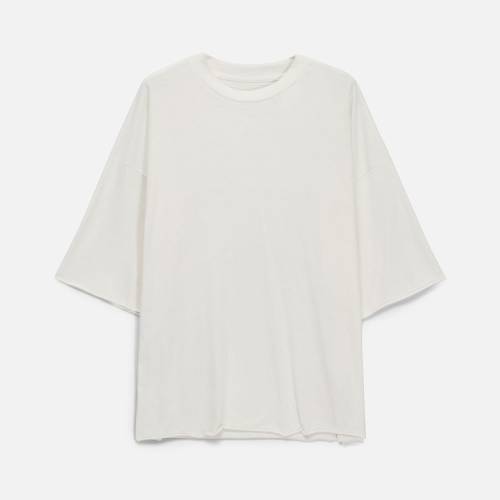 Футболка унисекс оверсайз T1, молочно-белая фото 14