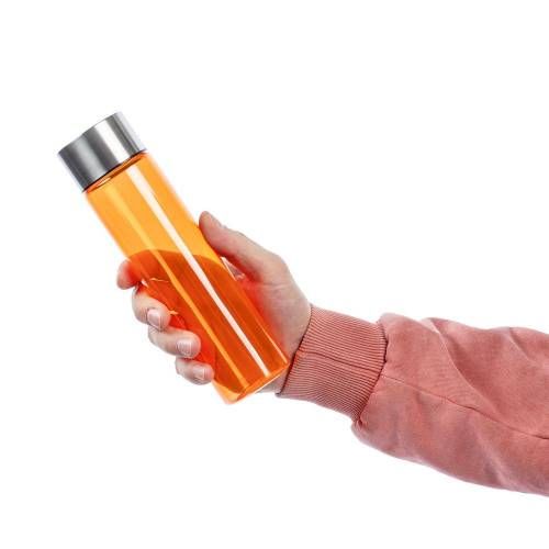Бутылка для воды Misty, оранжевая фото 4