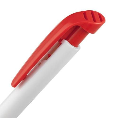 Ручка шариковая Favorite, белая с красным фото 5