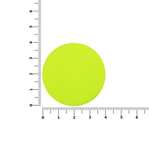 Наклейка тканевая Lunga Round, M, желтый неон фото 4