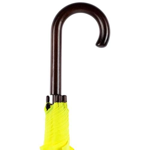 Зонт-трость Standard, желтый неон фото 5