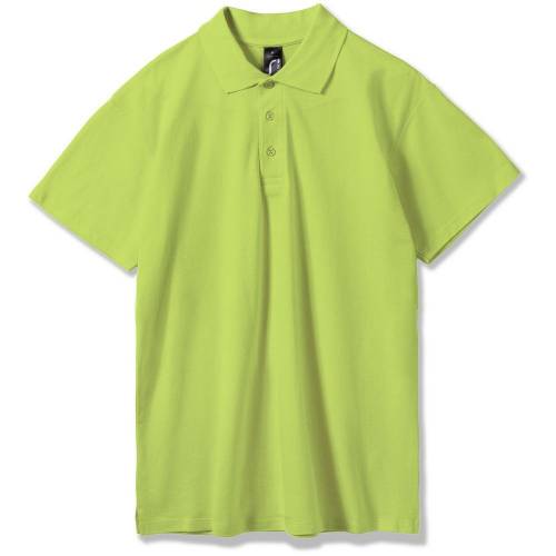 Рубашка поло мужская Summer 170, зеленое яблоко фото 2