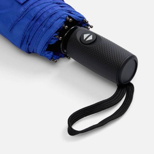 Складной зонт Dome Double с двойным куполом, синий фото 7