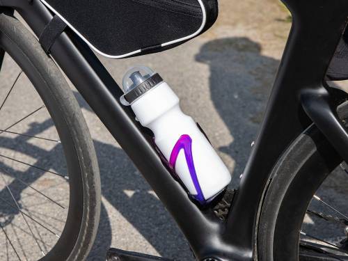 Бутылка для велосипеда Bikescape, белая с синим фото 9