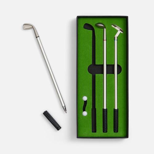 Настольный мини-гольф Golfink, черный с зеленым яблоком фото 5