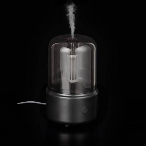 Увлажнитель-ароматизатор с подсветкой mistFlicker, черный фото 9