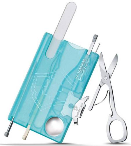 Набор инструментов SwissCard Nailcare, голубой фото 2