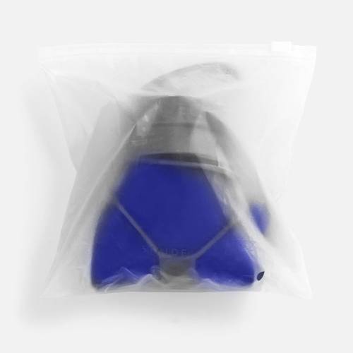 Складная бутылка для воды Langfossen, синяя фото 9