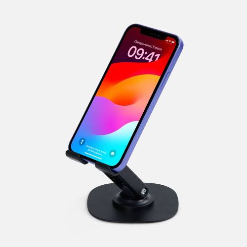 Подставка для смартфона Smartic Light, черная фото 7