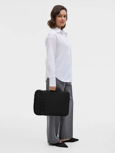 Сумка для ноутбука Crosshub, черная фото 11 Сумка для ноутбука Crosshub, черная фото 11