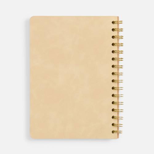 Ежедневник Spiral, недатированный, бежевый фото 3 Ежедневник Spiral, недатированный, бежевый фото 3