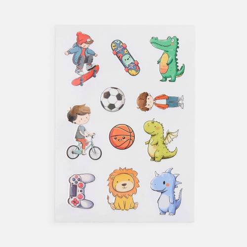 Стикерпак UV-DTF Thematik, для мальчиков фото 2 Стикерпак UV-DTF Thematik, для мальчиков фото 2