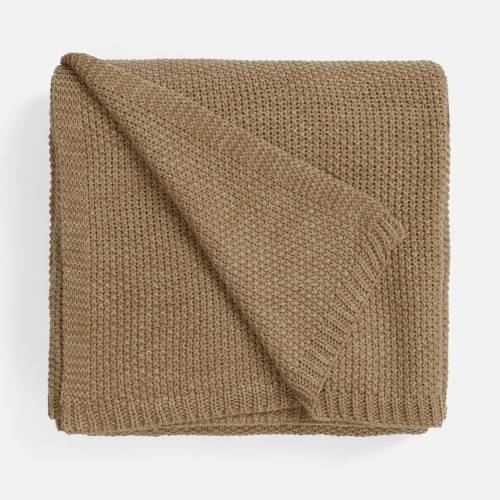 Плед Longview, коричнево-бежевый меланж фото 3