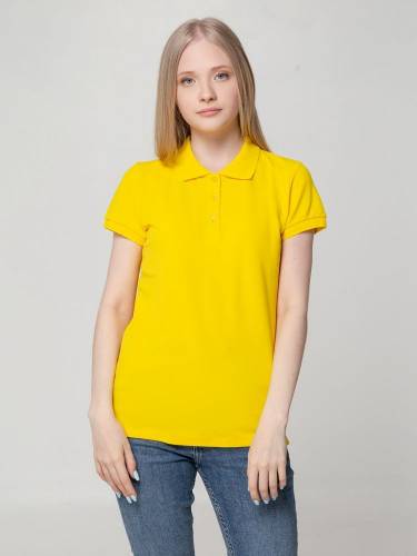 Рубашка поло женская Virma Lady, желтая фото 6