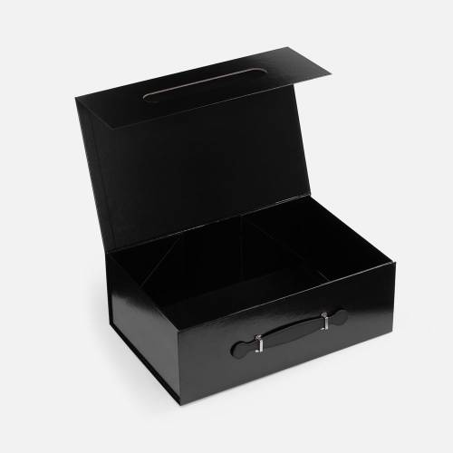 Коробка складная Holdfold, L, черная фото 4