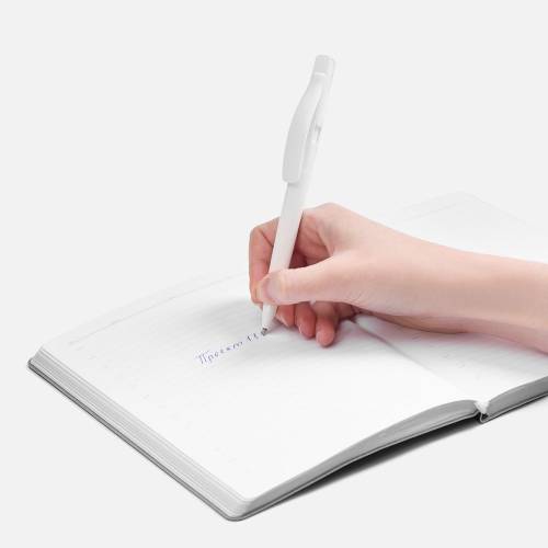 Ручка шариковая Prodir DS2 PPP, белая фото 8