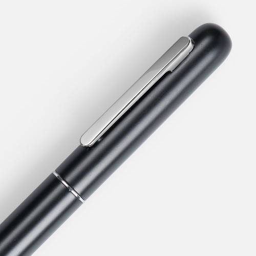 Ручка шариковая Scribo, матовая черная фото 4