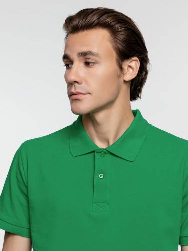 Рубашка поло мужская Virma Premium, зеленая фото 6