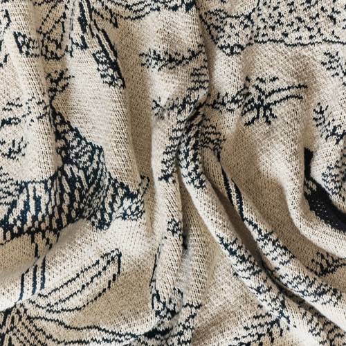 Плед Savanna, белый с синим фото 6 Плед Savanna, белый с синим фото 6