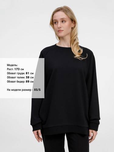 Свитшот унисекс Avenu, черный фото 7 Свитшот унисекс Avenu, черный фото 7