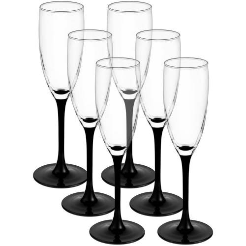 Набор из 6 бокалов для шампанского «Домино» фото 3