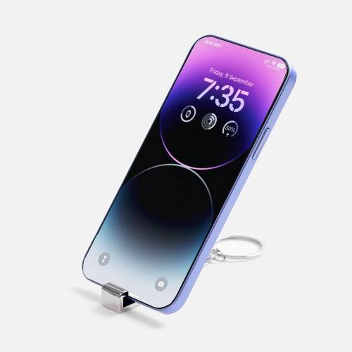 Брелок-подставка с открывалкой Virke, серебристый фото 6 Брелок-подставка с открывалкой Virke, серебристый фото 6