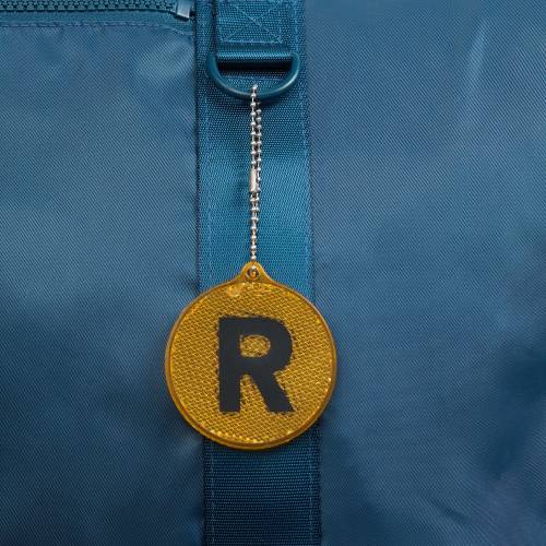 Пешеходный светоотражатель «Круг», оранжевый фото 6