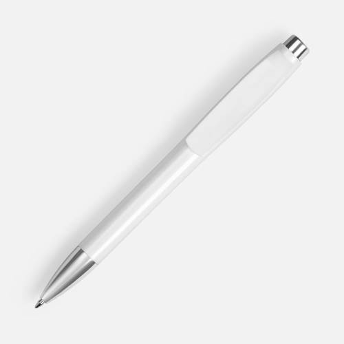 Ручка шариковая Klippa, белая фото 3