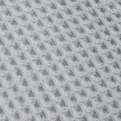 Плед вафельный Elenglect, светло-серый фото 4
