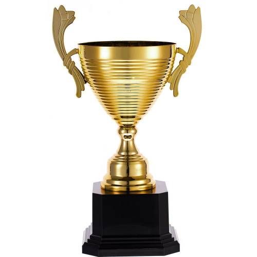 Кубок Floretta Oval, большой, золотистый фото 2