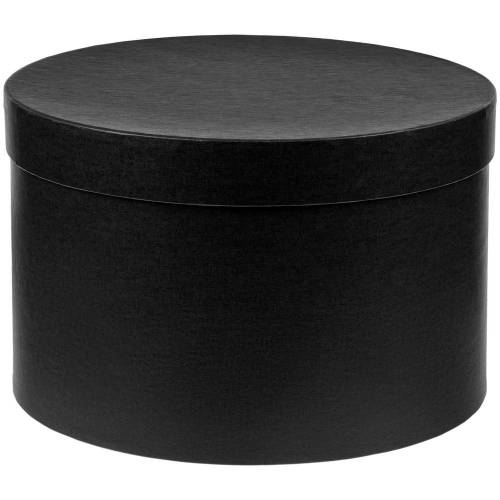 Коробка круглая Hatte, черная фото 2